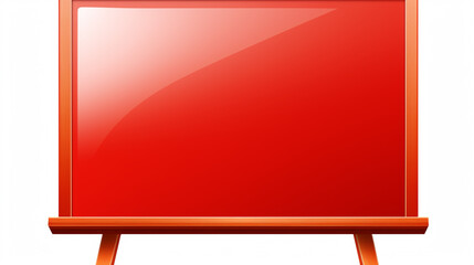 easel with blank canvas HD 8K wallpaper Stock Photographic Image 