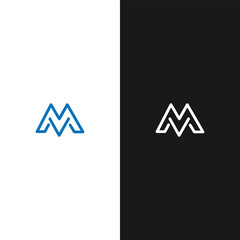 Letter M logo icon design template elements - obrazy, fototapety, plakaty