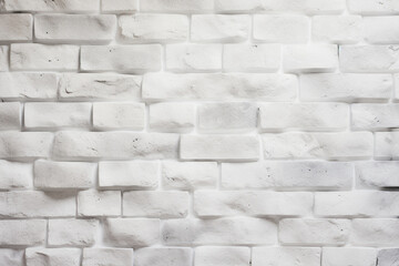 Wide background material photo of white brick