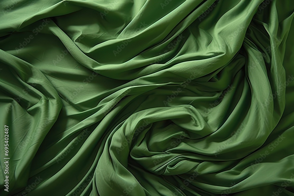 Poster a close up of a green cloth textured with a cloth textured with a cloth textured with a cloth textur