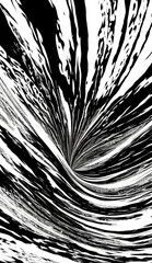 L&iacute;neas negras onduladas blanco y negro oscuridad pinceladas pinceles espiral v&oacute;rtice art&iacute;sticos t&eacute;cnica con texturas trazos trazados