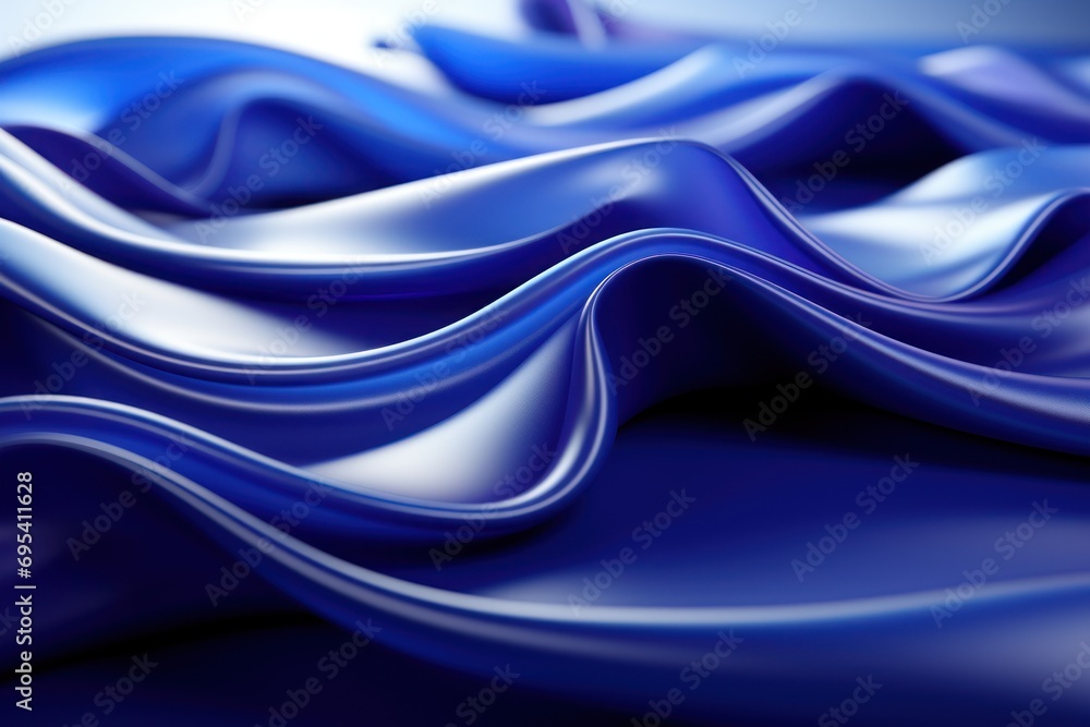 Aufkleber a close up of a blue and white background with a wavy design on the bottom of the image and the bott