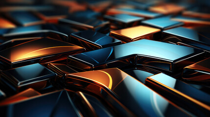 Hyper-Detailed Nexus: Abstract Illumination. Generative AI