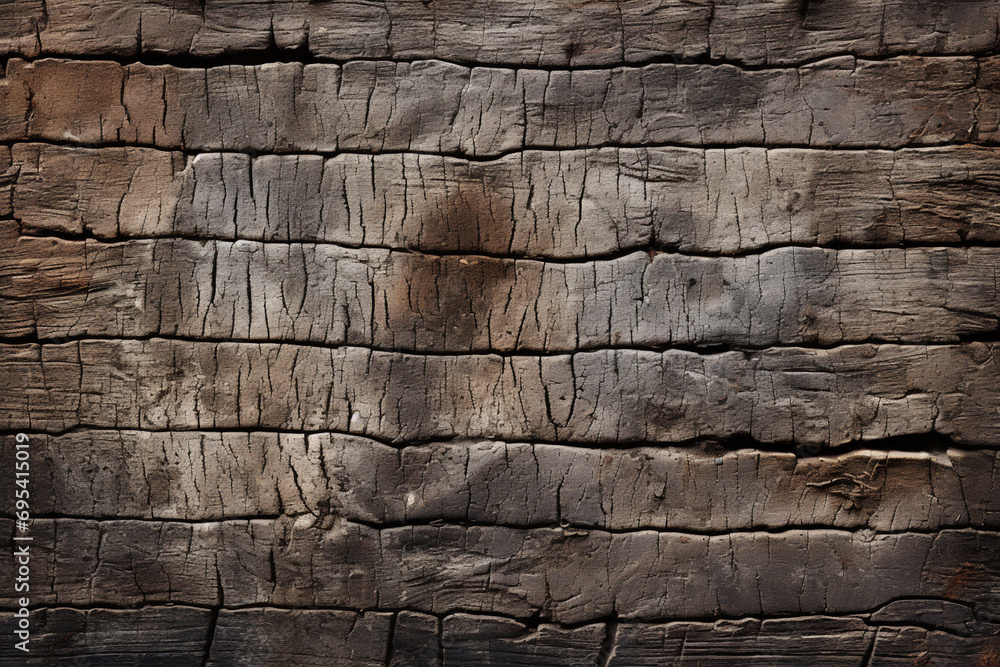 Poster minimalist fingerprint outline on a backdrop of weathered brick.