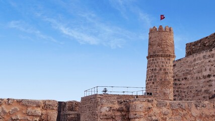 Ribat of Monastir, Tunisia. It is an important tourist and historical landmark in Tunisia