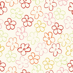 Collage contemporary seamless pattern.