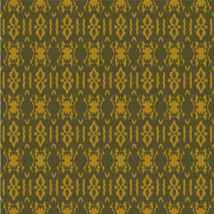 Blue and white watercolor ornament painted with watercolor on paper.