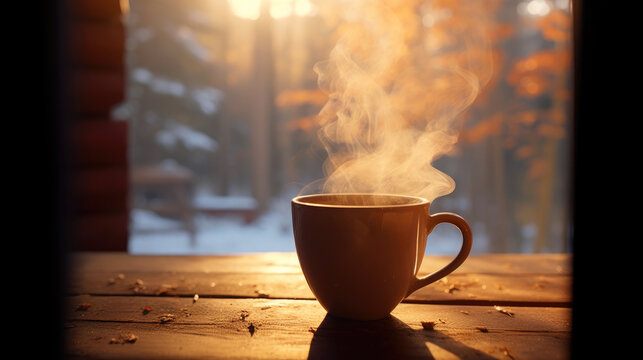 Winter's Embrace: Coffee's Cinematic Whisper