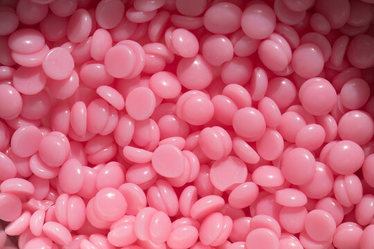 Macro image for hard wax beans