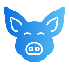 pig gradient icon
