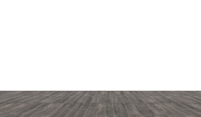wood plank with white background for product display