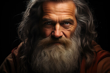 Divine Presence: Moses' Portrait Reverence - obrazy, fototapety, plakaty