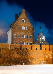 2023-02-04  evening historical streets of Gdansk Poland © fotomaster