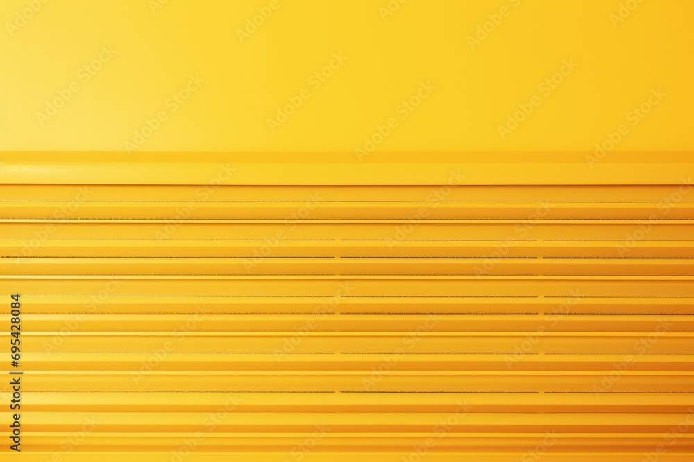 Poster a close up of a yellow wall with horizontal lines on the bottom of the wall and the bottom of the wa