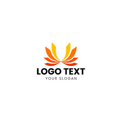 Wing Modern Logo Design Vector