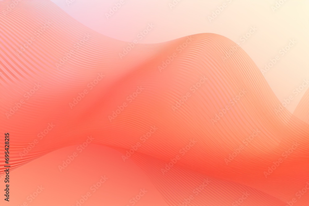 Poster  a blurry orange and white background with wavy lines on the bottom of the image and the bottom of the image on the top of the bottom of the image.