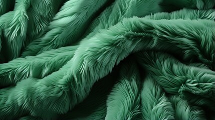A verdant sea of softness, the emerald blanket invites you to lose yourself in its comforting embrace