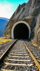 railway in the mountains