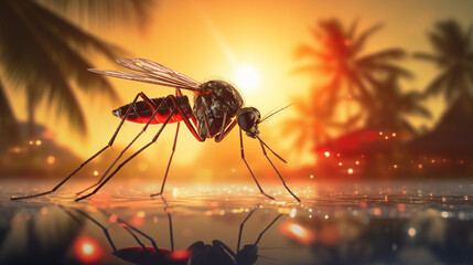 World Malaria Day, Dengue Mosquito,  Safe Health, Generative Ai