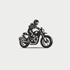 Obraz na płótnie Canvas Motorcycle Logo Design Very Cool Concept 