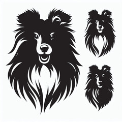 Icon Set Of Dog, Breeds, Canine, Pooch, Hound, Puppy, Mutt, Pet, Doggy editable vector