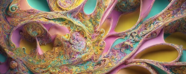 abstract art with colorful swirls and swirls