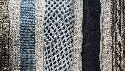 close up of knitted fabric