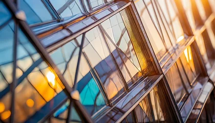 Fotobehang glass building in the night © ImageImpulse