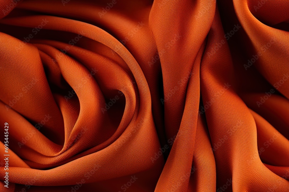 Aufkleber a close up of an orange cloth with a very thin line of fabric on the bottom of the image and a very 