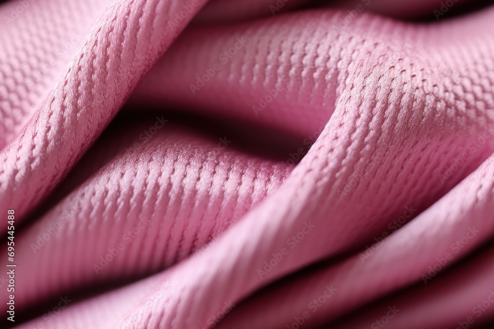 Poster a close up of a pink cloth textured with a cloth textured with a cloth textured with a cloth texture