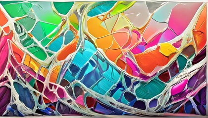 Colorful glass texture
