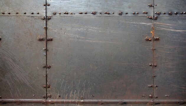 Paint the steel surface with rust