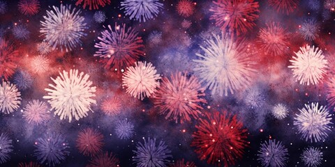 Fireworks background for New Year's Eve, Christmas and other celebration