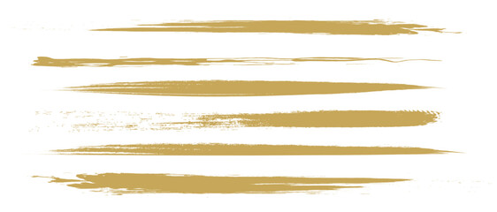 Obraz premium アナログタッチ素材：筆の質感 墨 インク 筆模様 波模様筆の筆跡素材。ブラシストローク