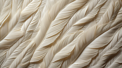 feathers of a swan as a background. close-up
