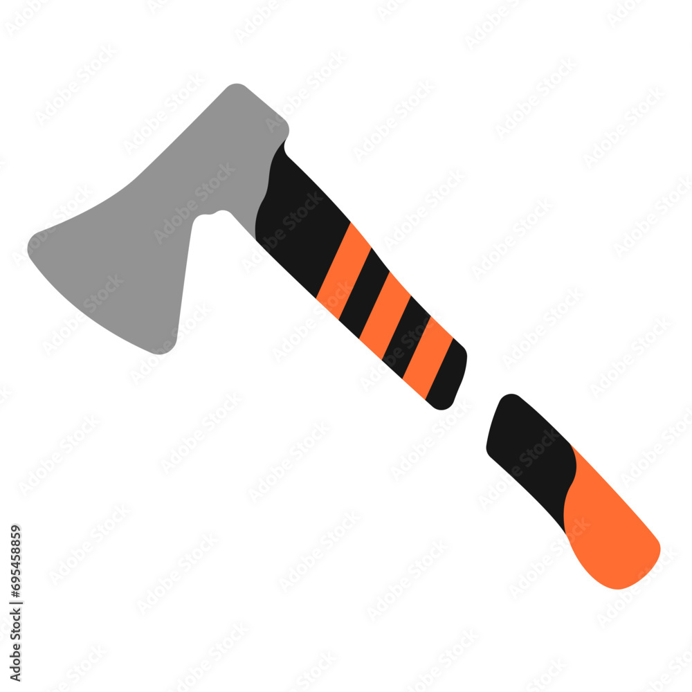 Aufkleber ax wrench tool vector icon. stylish modern axes. tool for work vector. ax icon for repair and constr