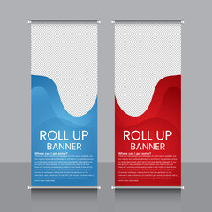 roll up banner, brochure, flyer, banner design, industrial, company, template, vector, abstract, line pattern background, modern x-banner, pull-up banner, rectangle size banner.