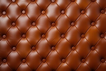 Brown leather with buttons background t