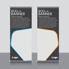 Vertical Banner Design Signboard Advertising Brochure Flyer Template Vector Layout Background and Street Business Flag of Convenience, Vector X banners