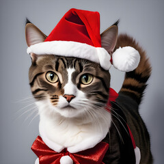Purr-fect Christmas: Santa Claws Edition Generative AI