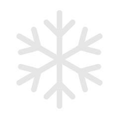天気、雪、雪の結晶、寒い、冬を表すカラースタイルのアイコン
