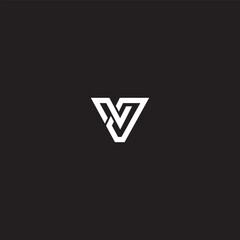 V Logo and brand identity