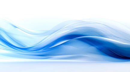 flowing blue waves with a soft, smooth appearance, giving a sense of calm water movement. It's abstract, cool-toned, and graceful