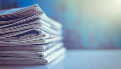 stack of newspapers - Powered by Adobe
