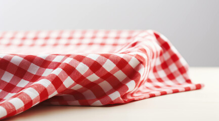 White red textile checkered tablecloth background cloth textured cotton pattern fabric