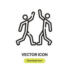 Party icon vector. Linear-style sign for mobile concept and web design. Party symbol illustration. Pixel vector graphics - Vector.	