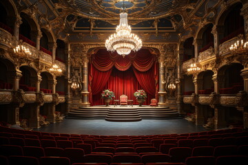 Obraz premium interior of the theatre