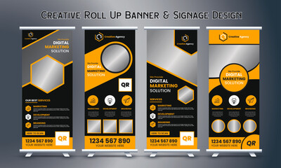 Creative Roll Up Banner & Signage Design