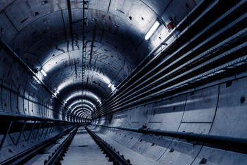 tunnel of the underground - 695484665