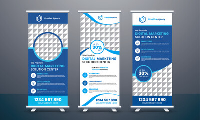 Multipurpose Agency Roll Up Banner